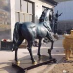 Life size horse statues