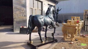 Life size horse statues